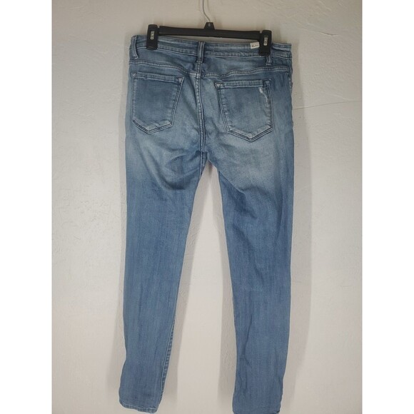 Kancan Distressed Destroyed Straight Leg Stretch Jeans Size 27 - Picture 5 of 6